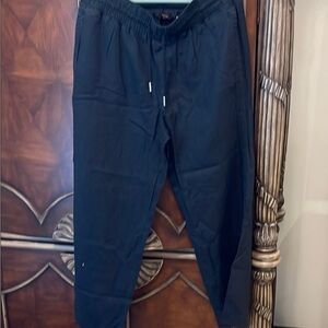 Quince Black Straight Leg Pants